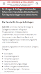 Mobile Screenshot of dr-greger.de
